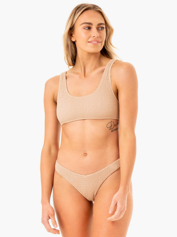 Sous Vêtement Ryderwear Paradise V Bikini Marron Femme | XOE-31607382