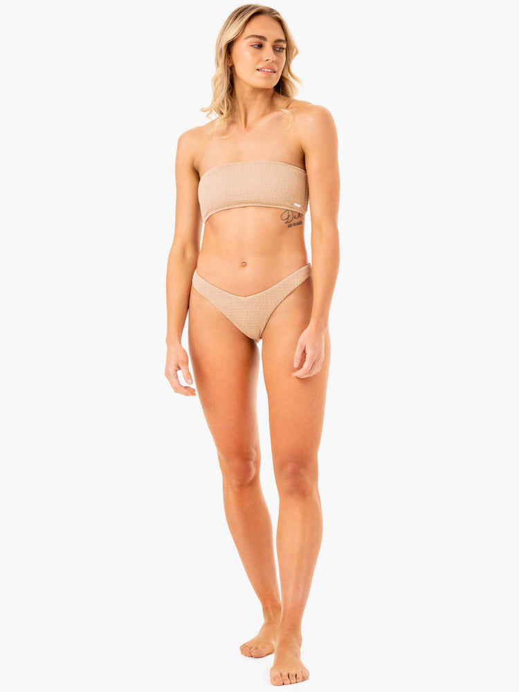 Sous Vêtement Ryderwear Paradise V Bikini Marron Femme | XOE-31607382