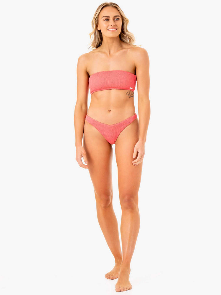 Sous Vêtement Ryderwear Paradise V Bikini Corail Femme | XFW-68685568