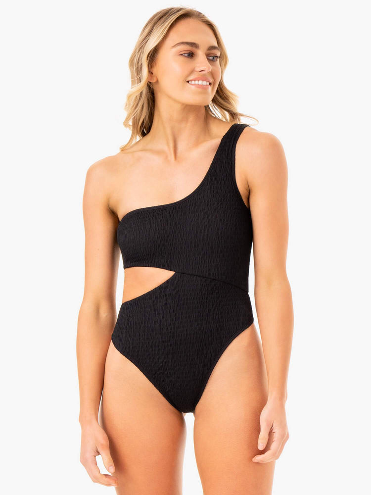 Sous Vêtement Ryderwear Paradise Cut Out One Piece Noir Femme | FUL-97664583