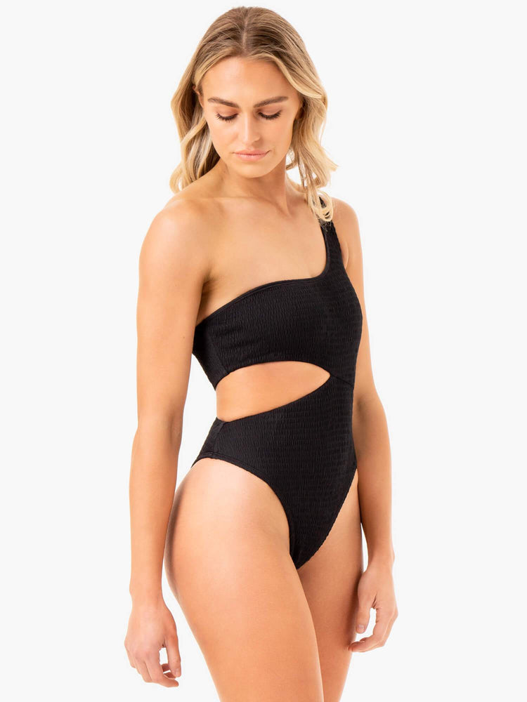 Sous Vêtement Ryderwear Paradise Cut Out One Piece Noir Femme | FUL-97664583