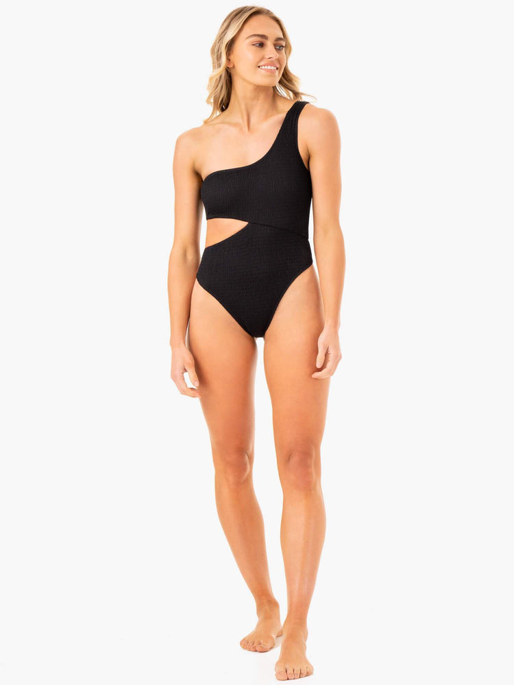 Sous Vêtement Ryderwear Paradise Cut Out One Piece Noir Femme | FUL-97664583