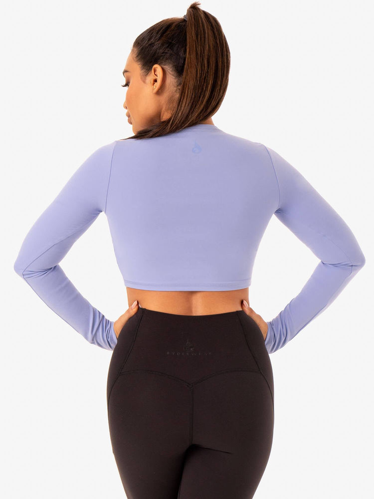 Hauts Ryderwear Sola Long Sleeve Violette Femme | RRV-79661707