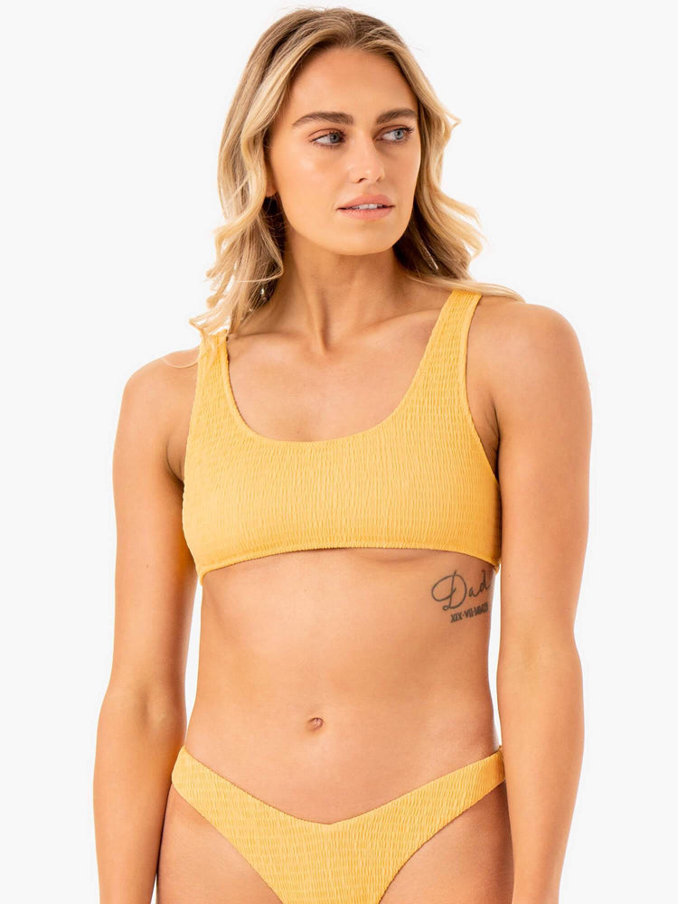 Hauts Ryderwear Paradise Scoop Bikini Mangue Femme | VLK-67748097