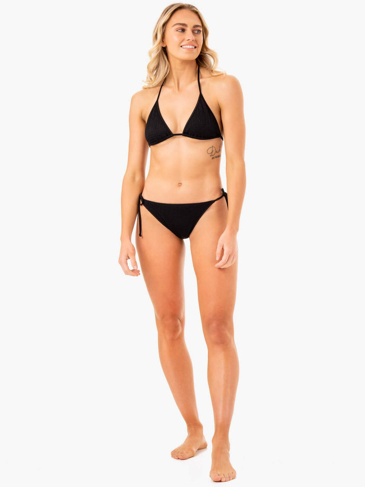 Hauts Ryderwear Paradise Triangle Bikini Noir Femme | IYT-79089264