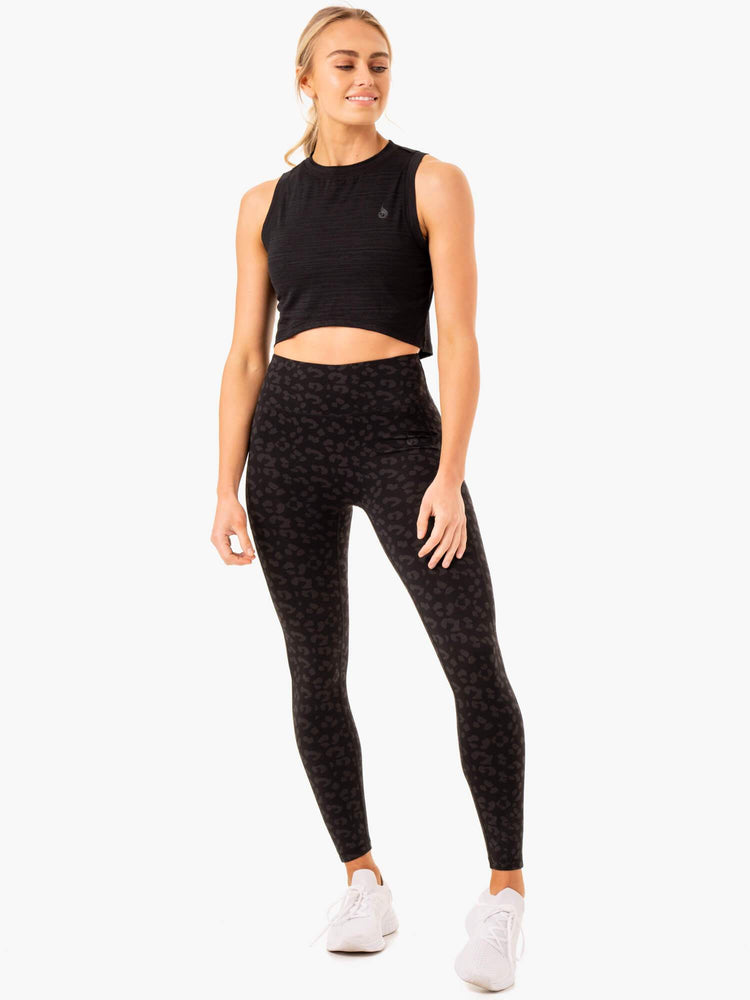 Debardeur Ryderwear Ultra Scoop Noir Femme | EJQ-59110302