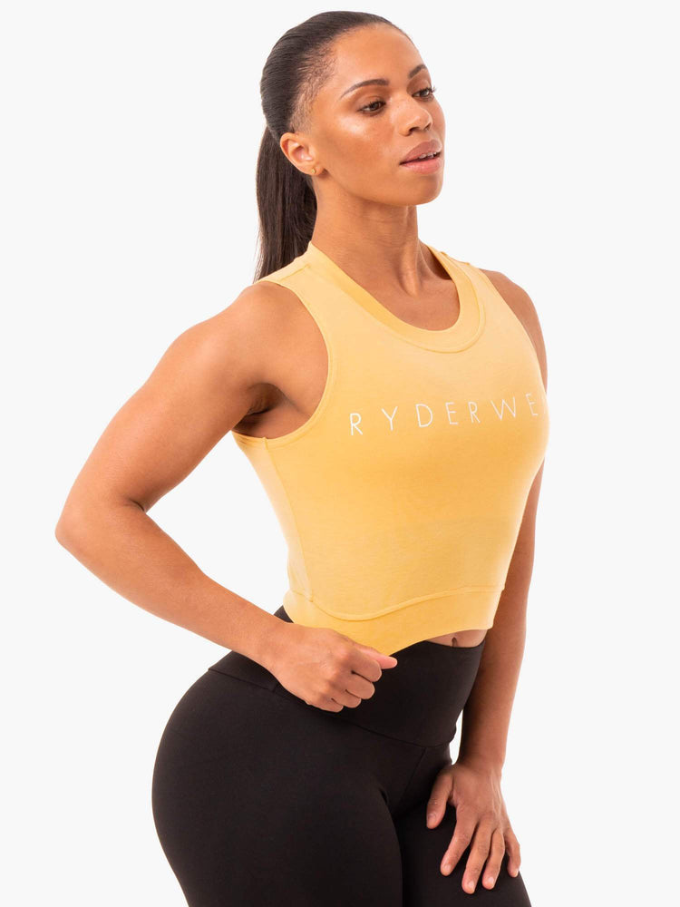 Hauts Ryderwear Motion Crop Mangue Femme | ZXR-62774931