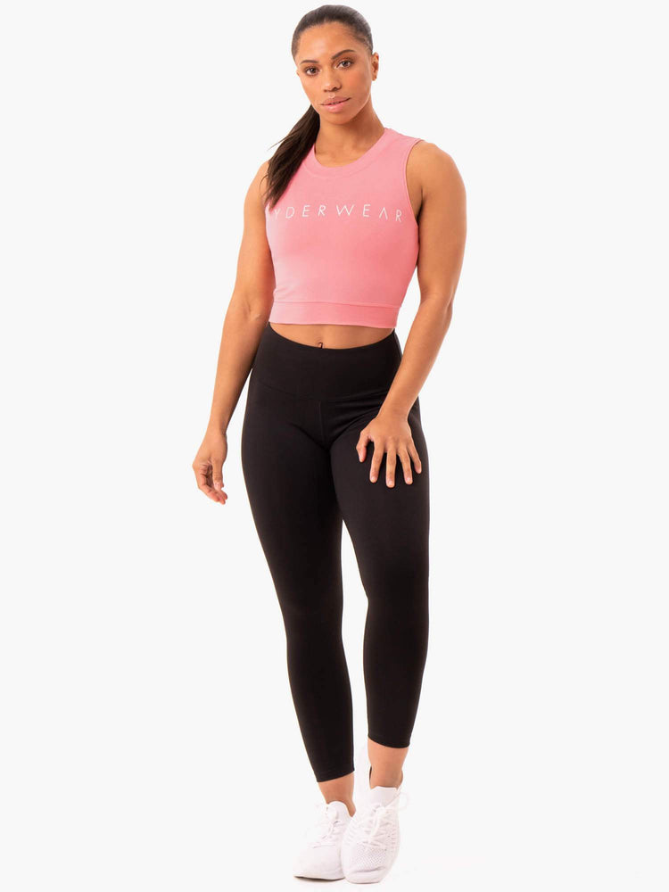 Hauts Ryderwear Motion Crop Rose Femme | EWL-46510685