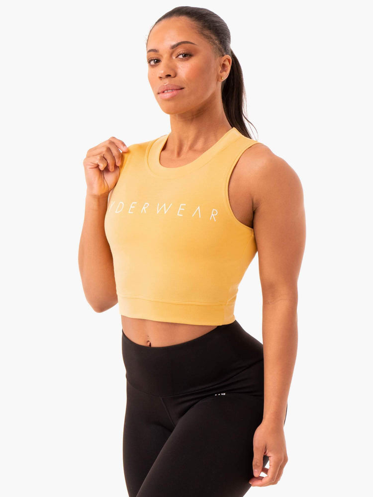 Hauts Ryderwear Motion Crop Mangue Femme | ZXR-62774931