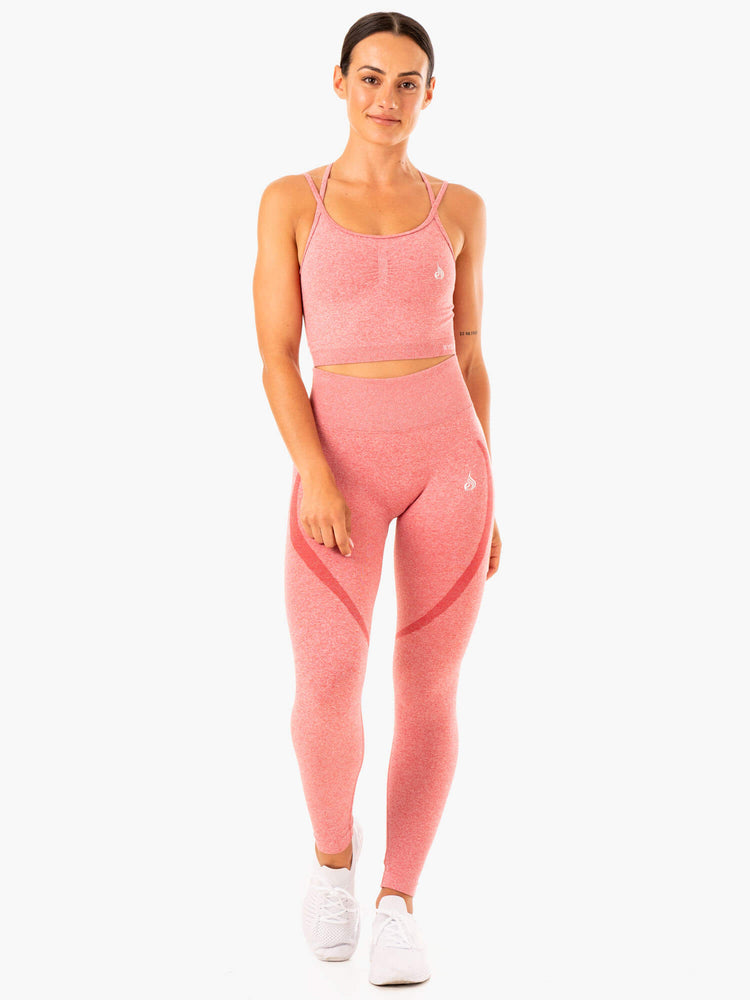 Debardeur Ryderwear Sculpt Seamless Rose Femme | PQC-88766435