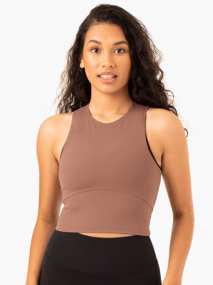 Debardeur Ryderwear Nkd Refine Beige Femme | GFN-33283846