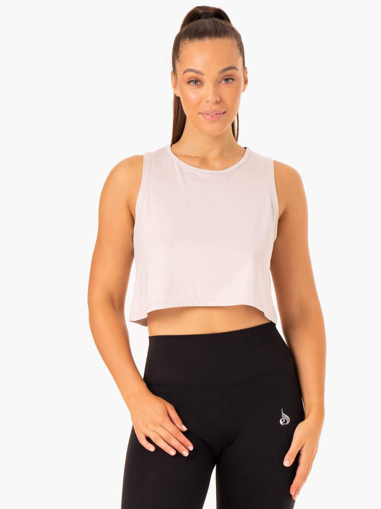 Debardeur Ryderwear Hybrid Muscle Blanche Femme | UFI-18920852