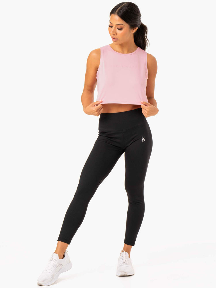 Debardeur Ryderwear Hybrid Muscle Rose Femme | GQL-68202716