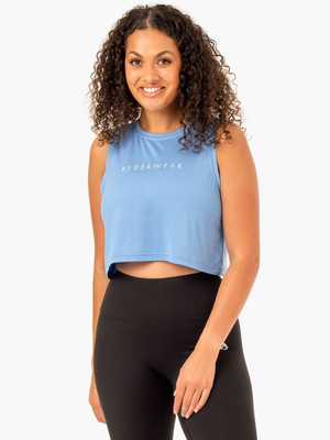 Debardeur Ryderwear Hybrid Muscle Bleu Femme | JOT-42621206