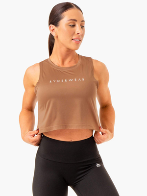 Debardeur Ryderwear Hybrid Muscle Beige Femme | GKD-66193295