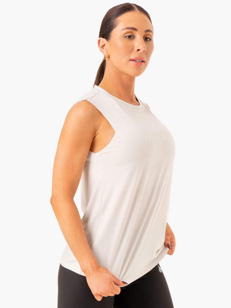 Debardeur Ryderwear Foundation Muscle Grise Femme | GKA-46619196