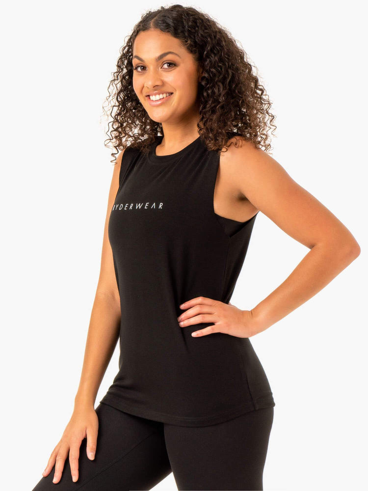 Debardeur Ryderwear Foundation Muscle Noir Femme | BTP-23632914