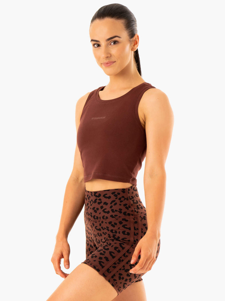 Debardeur Ryderwear Evolution Coton Chocolat Femme | OWY-45903511