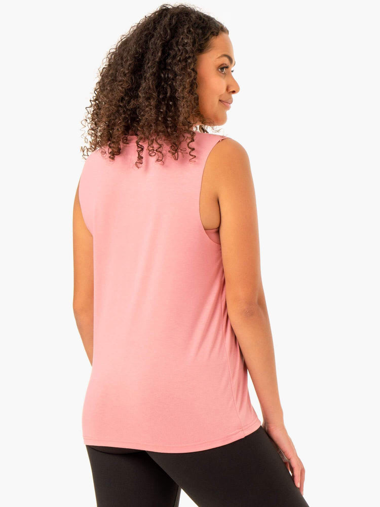 Debardeur Ryderwear Foundation Muscle Rose Femme | XBY-82449786