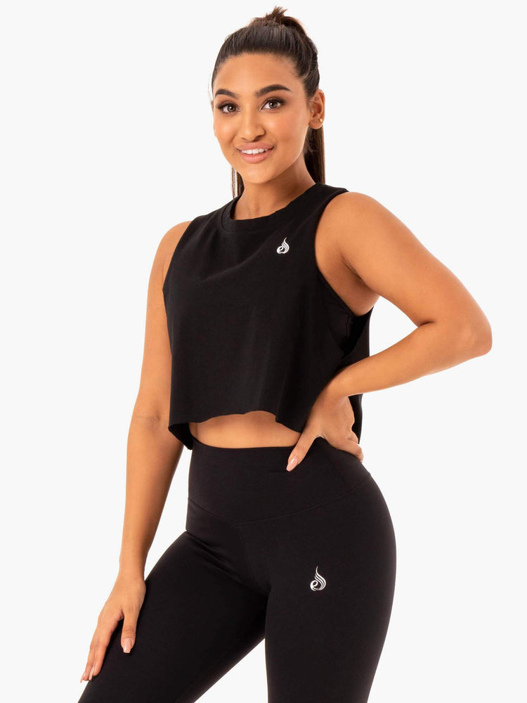 Debardeur Ryderwear Base Muscle Noir Femme | WHC-84056965