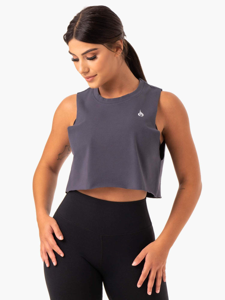 Debardeur Ryderwear Base Muscle Grise Femme | XTX-16194009