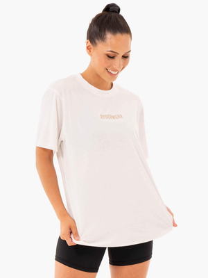 T Shirts Ryderwear Define Long Line Blanche Femme | FOH-69827574