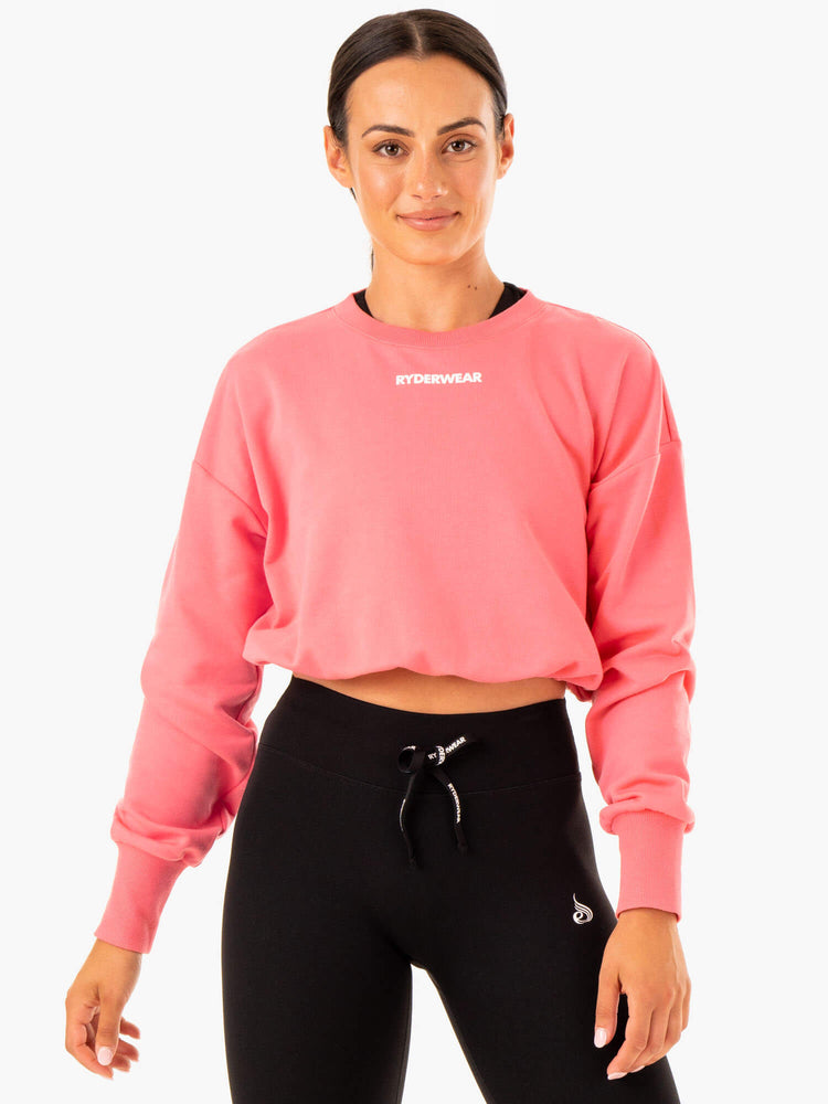 Chandails Ryderwear Replay Corail Femme | UZT-66240163