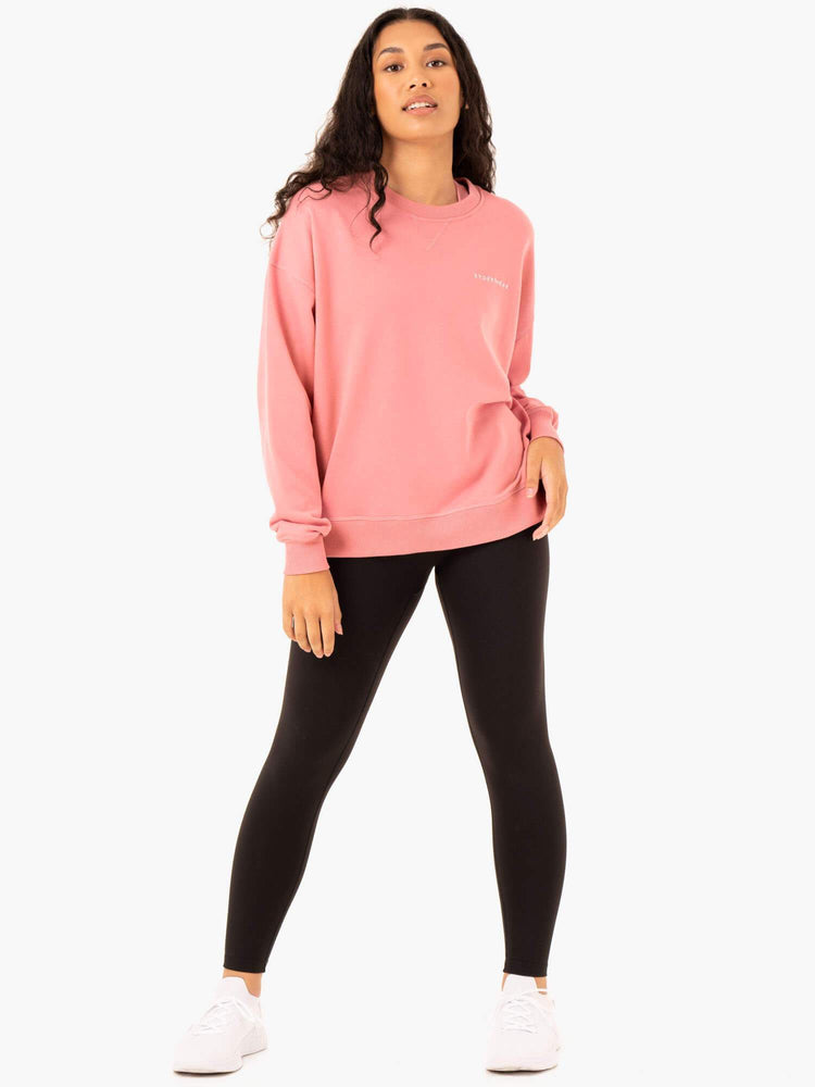 Chandails Ryderwear Recover Legere Rose Femme | KJL-72589561