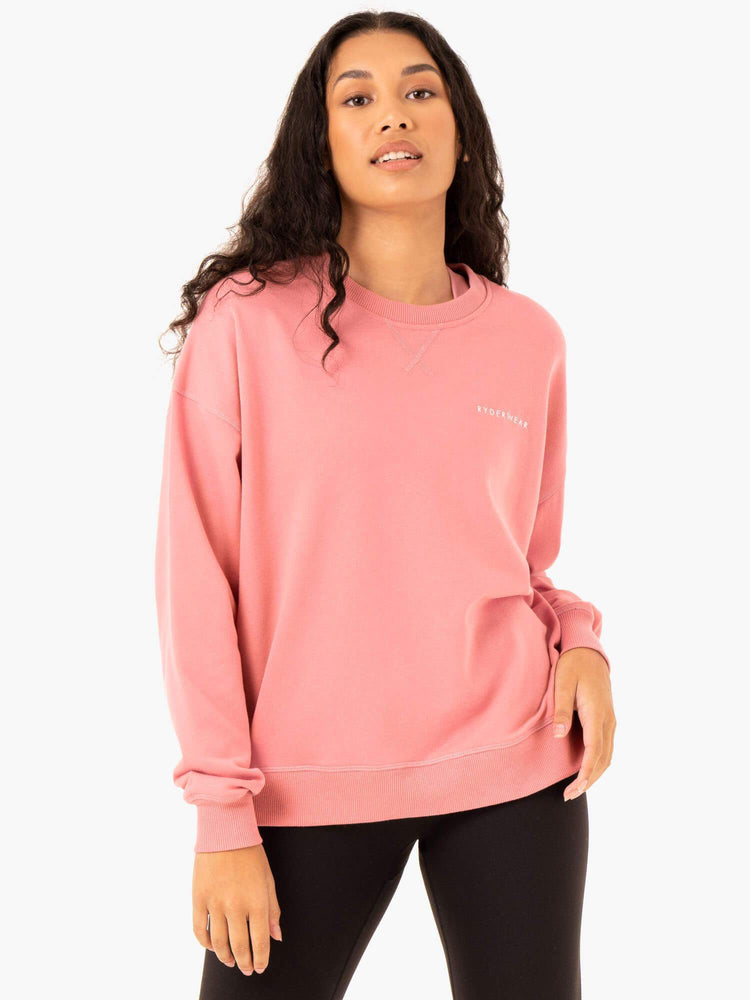 Chandails Ryderwear Recover Legere Rose Femme | KJL-72589561