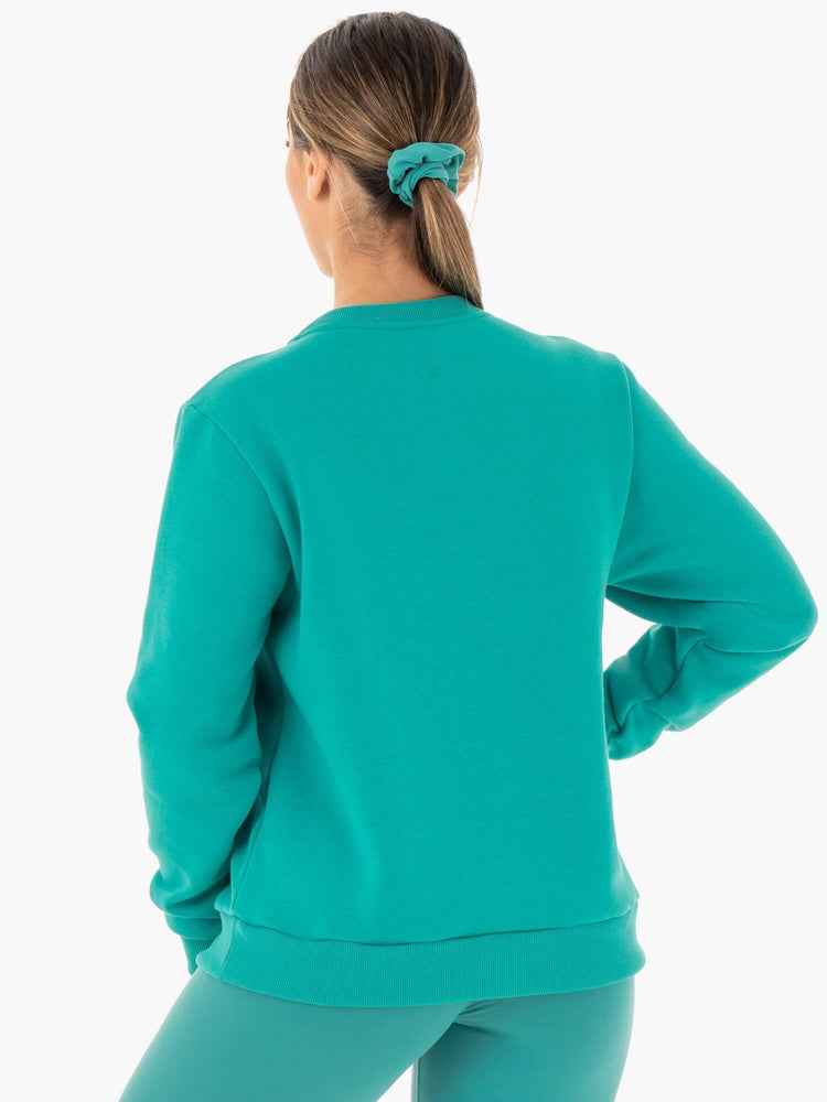 Chandails Ryderwear Motion Oversized Turquoise Femme | GFI-42819308