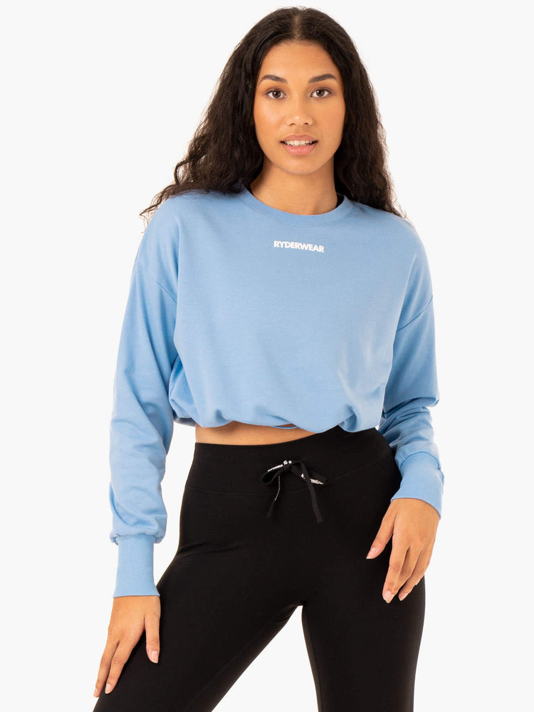 Chandails Ryderwear Replay Bleu Femme | MOL-41348330