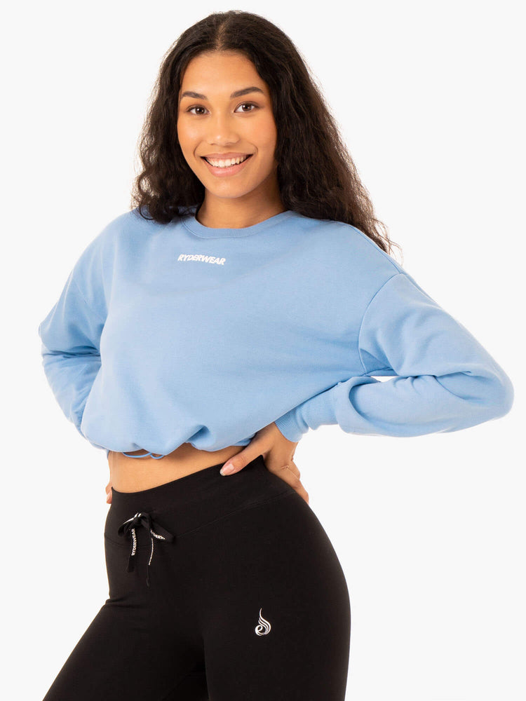 Chandails Ryderwear Replay Bleu Femme | MOL-41348330