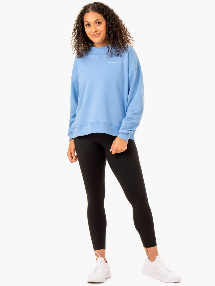 Chandails Ryderwear Recover Legere Bleu Femme | XKZ-25036397