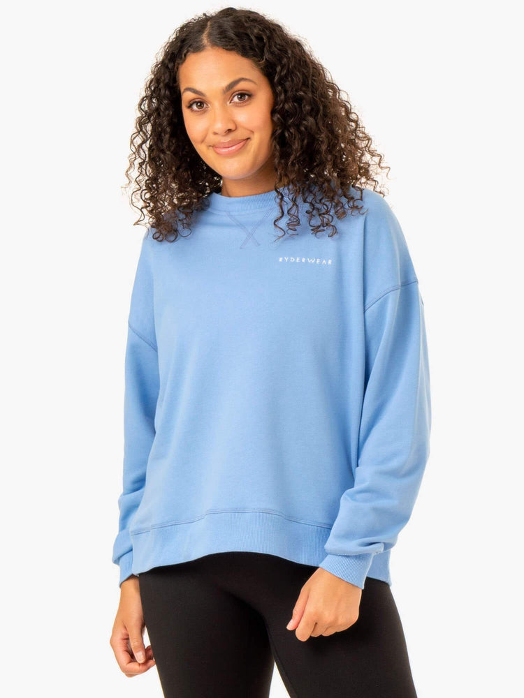 Chandails Ryderwear Recover Legere Bleu Femme | XKZ-25036397