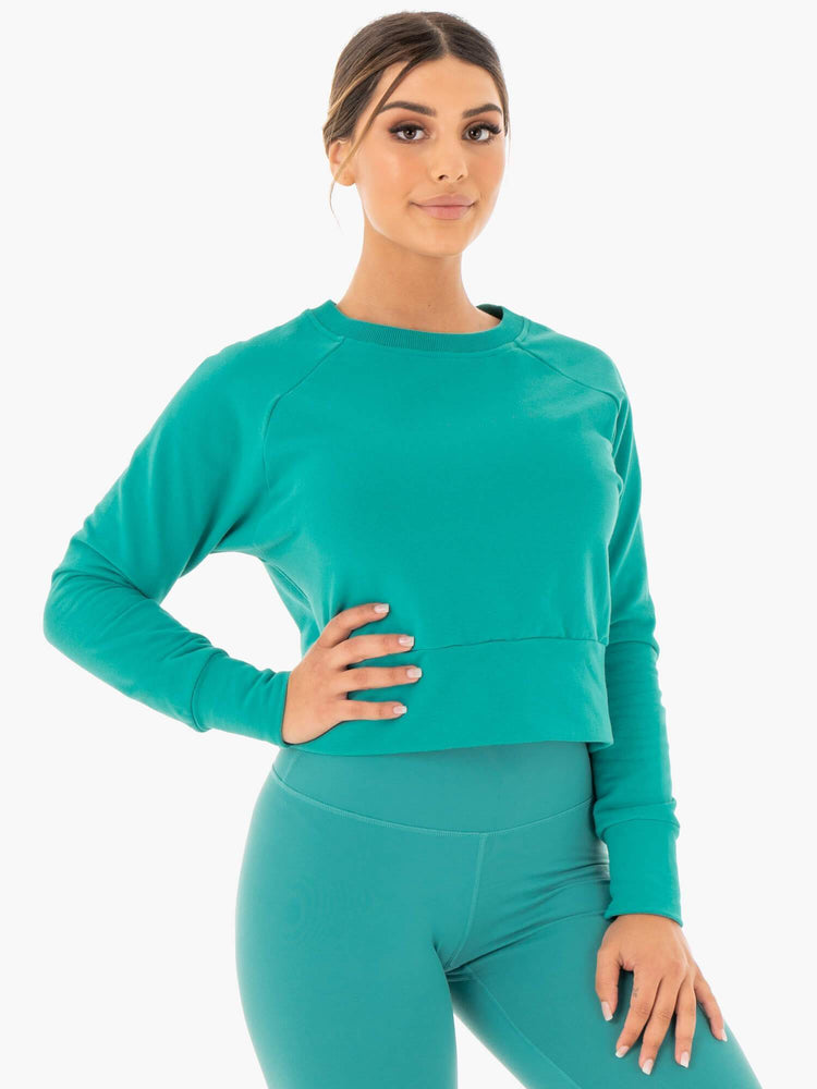 Chandails Ryderwear Motion Turquoise Femme | BPK-49949924