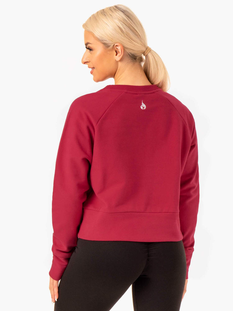 Chandails Ryderwear Motion Rouge Femme | CUI-40389791