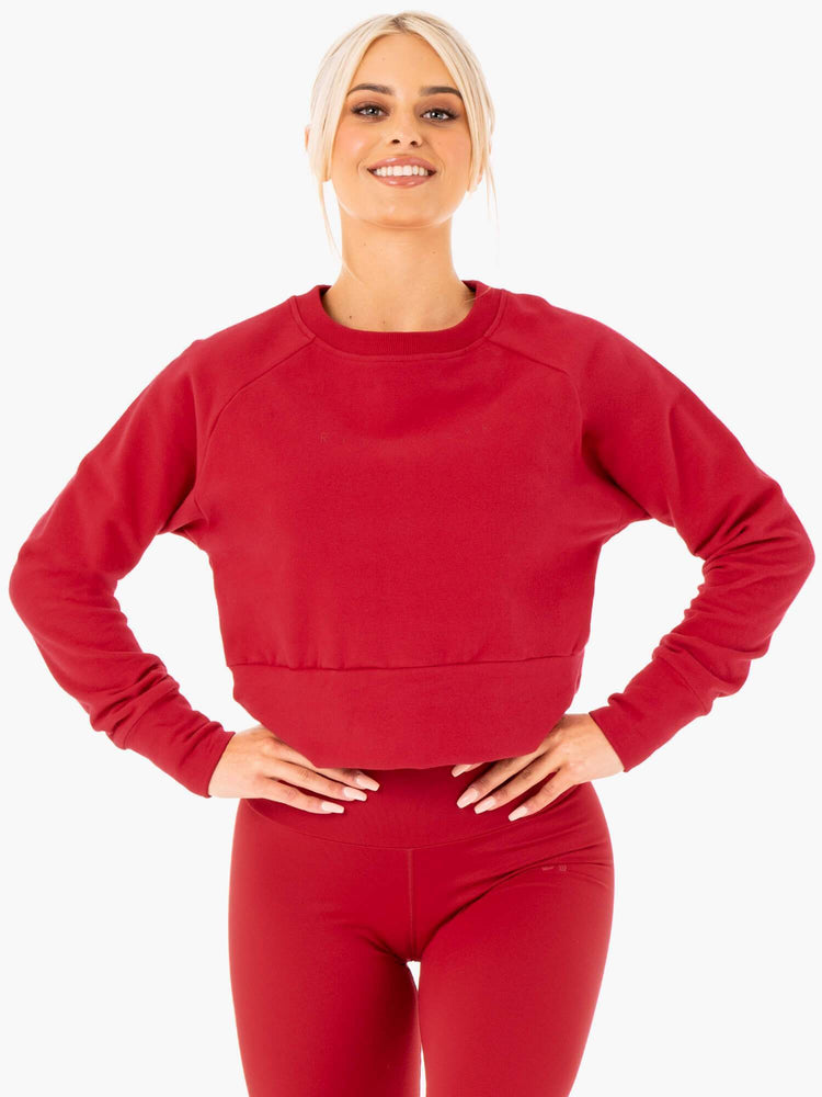 Chandails Ryderwear Motion Rouge Femme | OEN-35533385