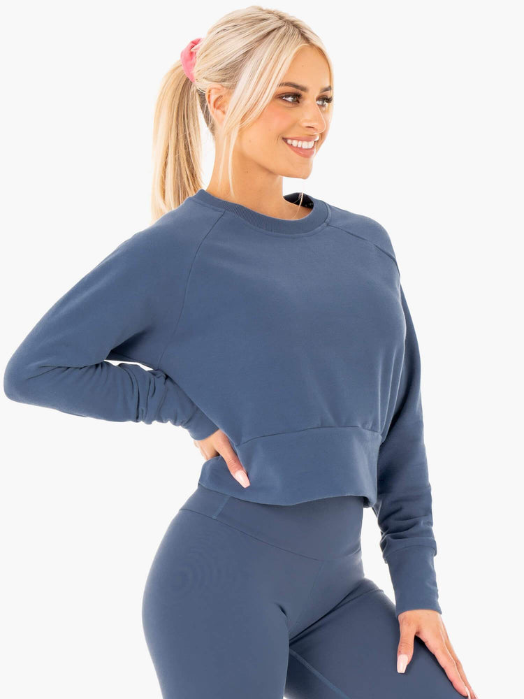 Chandails Ryderwear Motion Bleu Femme | JGC-25713626