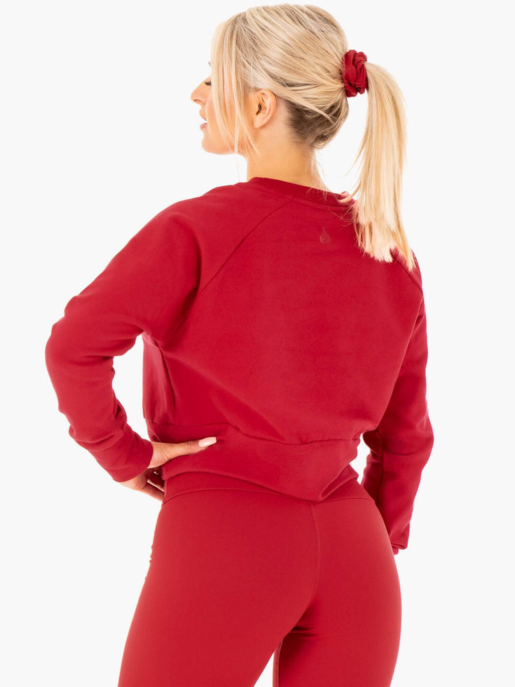 Chandails Ryderwear Motion Rouge Femme | OEN-35533385