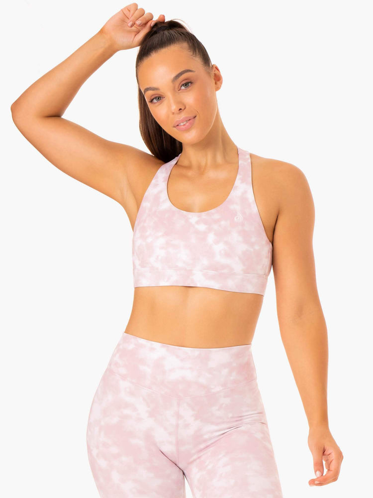 Soutien Gorge Sport Ryderwear Tie Dye Rose Femme | HQM-70431169