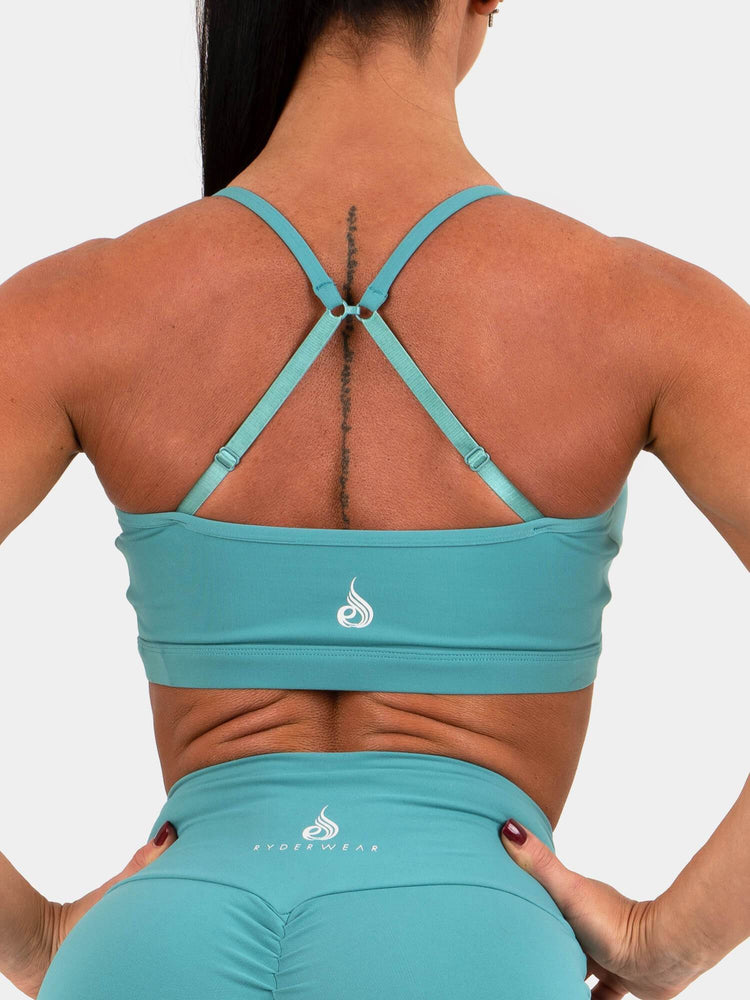 Soutien Gorge Sport Ryderwear Staples Turquoise Femme | SCI-00886533