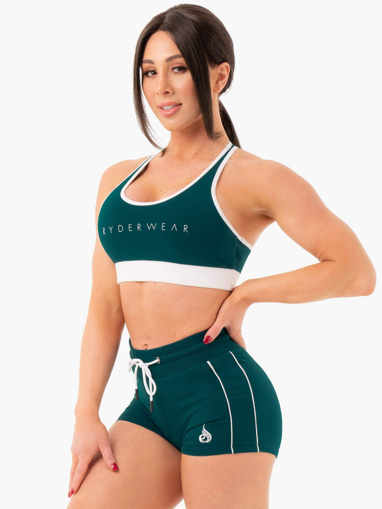 Soutien Gorge Sport Ryderwear Piste Turquoise Femme | TJX-86716748