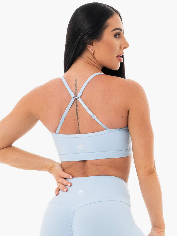 Soutien Gorge Sport Ryderwear Staples Bleu Femme | EUD-53723782