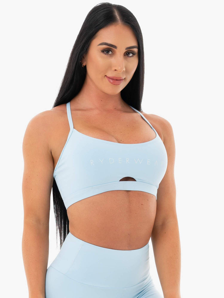 Soutien Gorge Sport Ryderwear Staples Bleu Femme | EUD-53723782