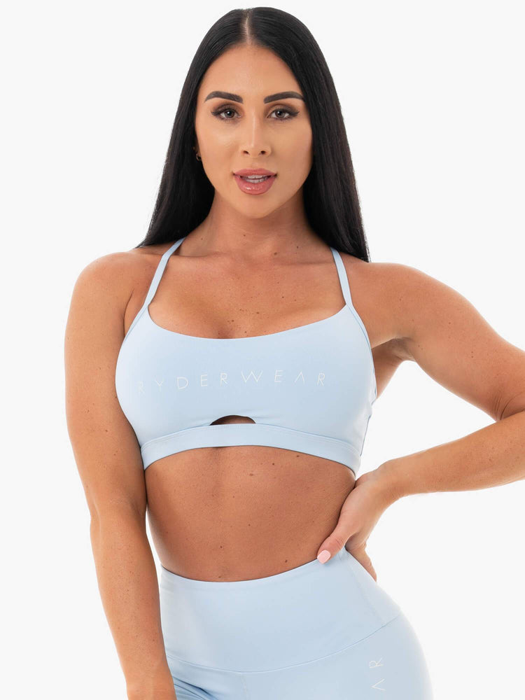 Soutien Gorge Sport Ryderwear Staples Bleu Femme | EUD-53723782