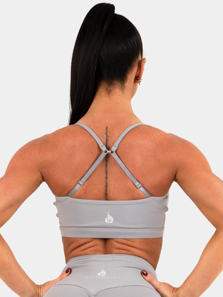 Soutien Gorge Sport Ryderwear Staples Grise Femme | PKH-58861167