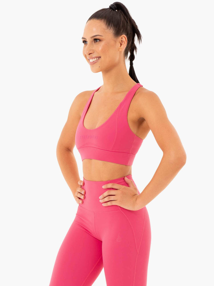 Soutien Gorge Sport Ryderwear Sola Rose Femme | QGA-34122832