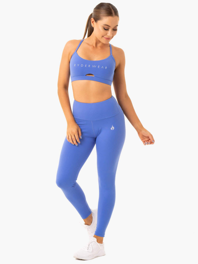 Soutien Gorge Sport Ryderwear Staples Bleu Femme | AWF-60923631