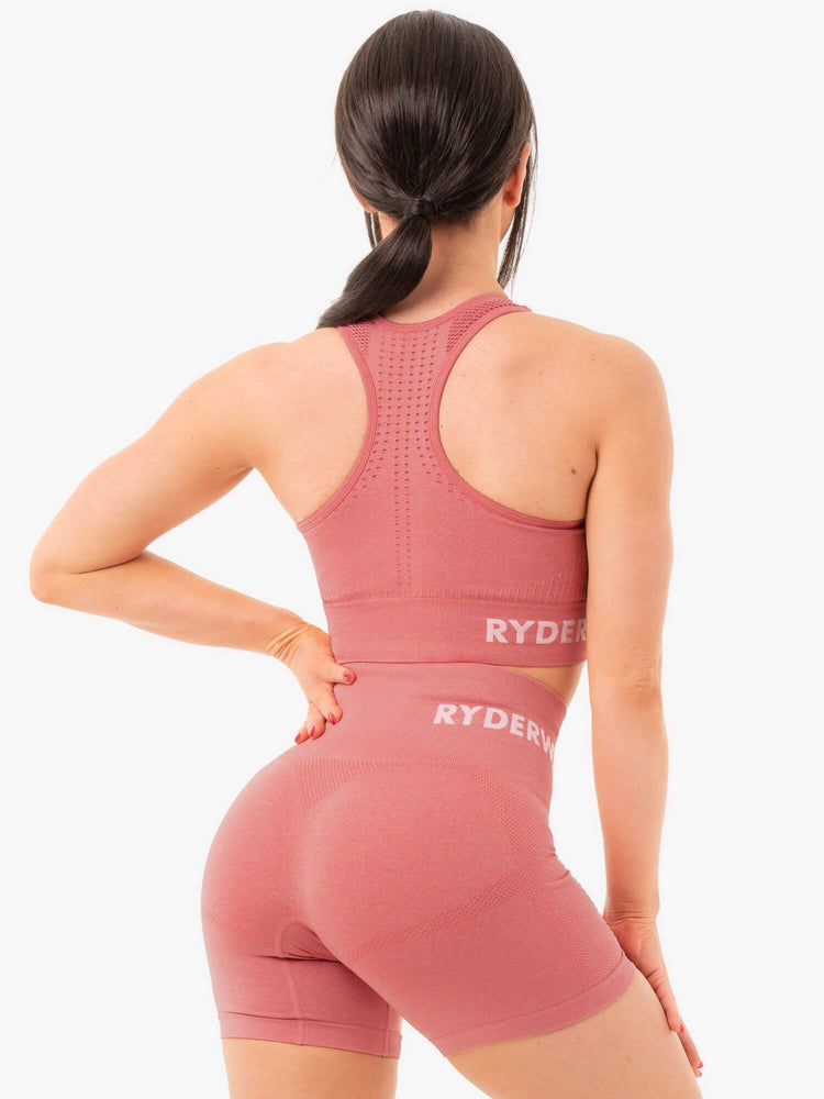 Soutien Gorge Sport Ryderwear Seamless Staples Rose Femme | PJR-19833236