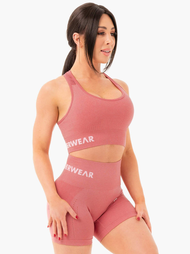 Soutien Gorge Sport Ryderwear Seamless Staples Rose Femme | PJR-19833236